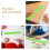 2Pièces Règle Réutilisable PP Tactile Accessoire Pour Aveugles 7