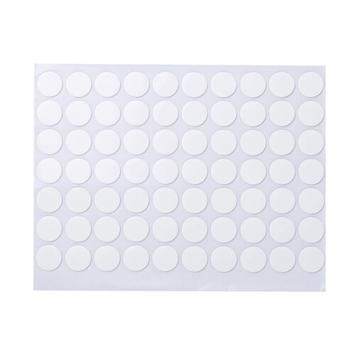 DIY & Craft Reusable Adhesive Dots 50 Pack Double Sided Clear Sticky Circles 2