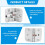 Adjustable 180 Degree Hinge, Locking Hinge Folding Hinge, Adjustable Door Hinge, Leaf Table Hinge, 4PCS 5