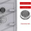 Replacement Electronic Safe Lock with Solenoid Lock & 2 Override Keys,Chrome Keypad Security Fireproof Safe Box and More 2