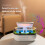 Aroma Humidifier Raindrop Air Humidifier Light White Noise Essential Oil Diffuser Ultrasonic Fragrance Diffuser EU Plug 8