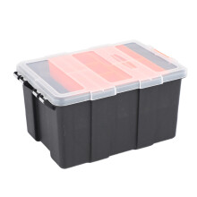 F-156D Portable Plastic Tool Parts Box Suitcase Electrician Tool Box Storage Tools Box Storage Box Suitcase Case Holder