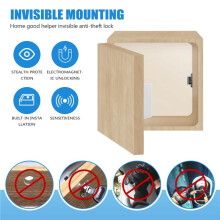 Digital Cabinet Intelligent Electronic Locks Invisible Sensor Lock EMID IC Card Drawer for Wardrobe Furniture Hardware B