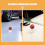2Pièces De Rouge ABS Direction Fiable Pour Tableau 8