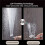 2X High Pressure Shower ,Handheld Showerhead with /Off Full Shutoff Push Button Angle-Adjustable 4