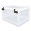 Durable Lock Box With3Digit Combination Portable Child Proof Secure Transparent Storage Medical Grade Plastic Stackable Large Capacity Top Opening 3