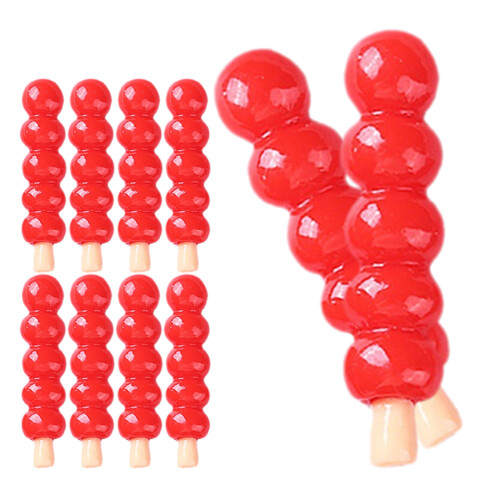 40Pièces Mini Rouges En Résine Pour Décorations Maison Mini 1