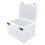 Durable Lock Box With3Digit Combination Portable Child Proof Secure Transparent Storage Medical Grade Plastic Stackable Large Capacity Top Opening 7