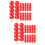 40Pièces Mini Rouges En Résine Pour Décorations Maison Mini 8