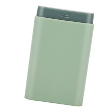 Travel Medicine Case Mini Portable Dispenser - Green, Plastic, Multi Compartments
