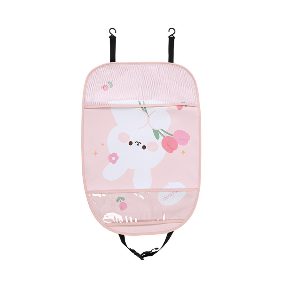 Large Pu Leather Car Back Seat Kick Mat Protector Dust Resistant Rabbit Style 9341388338813