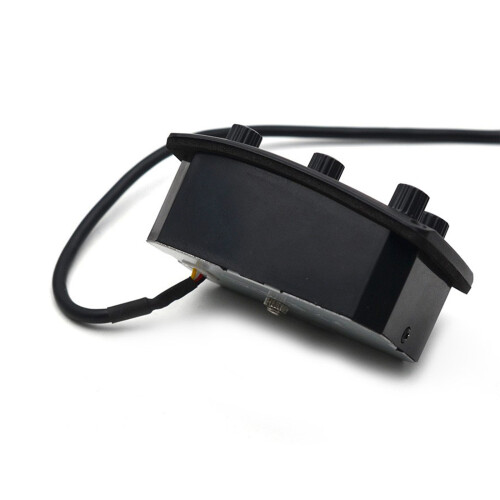 Acoustic Guitar Pickup with Tuner, Volume Control, 6.35 Audio Output 1