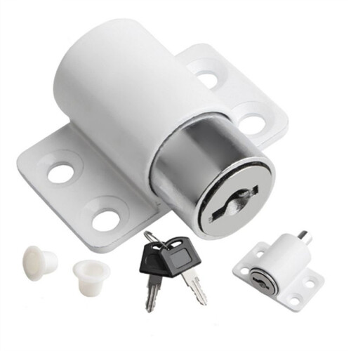 4PCS Sliding Window Lock Security with Key for Sliding Door, Child Security Locks Home Security Childproof Door Lock 1