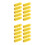 20Pcs Small Yellow Sponge Paint Rollers for Texture and Drywall 4