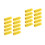 20Pcs Small Yellow Sponge Paint Rollers for Texture and Drywall 6