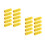 20Pcs Small Yellow Sponge Paint Rollers for Texture and Drywall 8