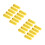 20Pcs Small Yellow Sponge Paint Rollers for Texture and Drywall 9