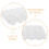 20Pcs Stackable Clear Quail Egg Storage Trays Plastic for Fresh Eggs 5