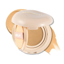 SHEGLAM Lock & Go Langdurige Cushion Foundation Soft Matte Gewichtloos Waterdicht voor Perfecte Basis Make-up-Butterscotch
