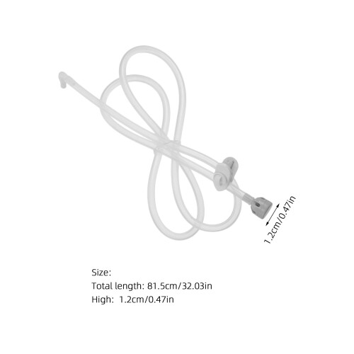 White Flosser Water Tube Replacement for Tooth Cleaner 2
