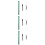 3Sets Growth Chart for Kids Wall Hanging Assorted Color Height Ruler 9