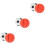 6Pcs Kids Bouncing Balls PVC Material Assorted Colors Fun Jumping Ball 6