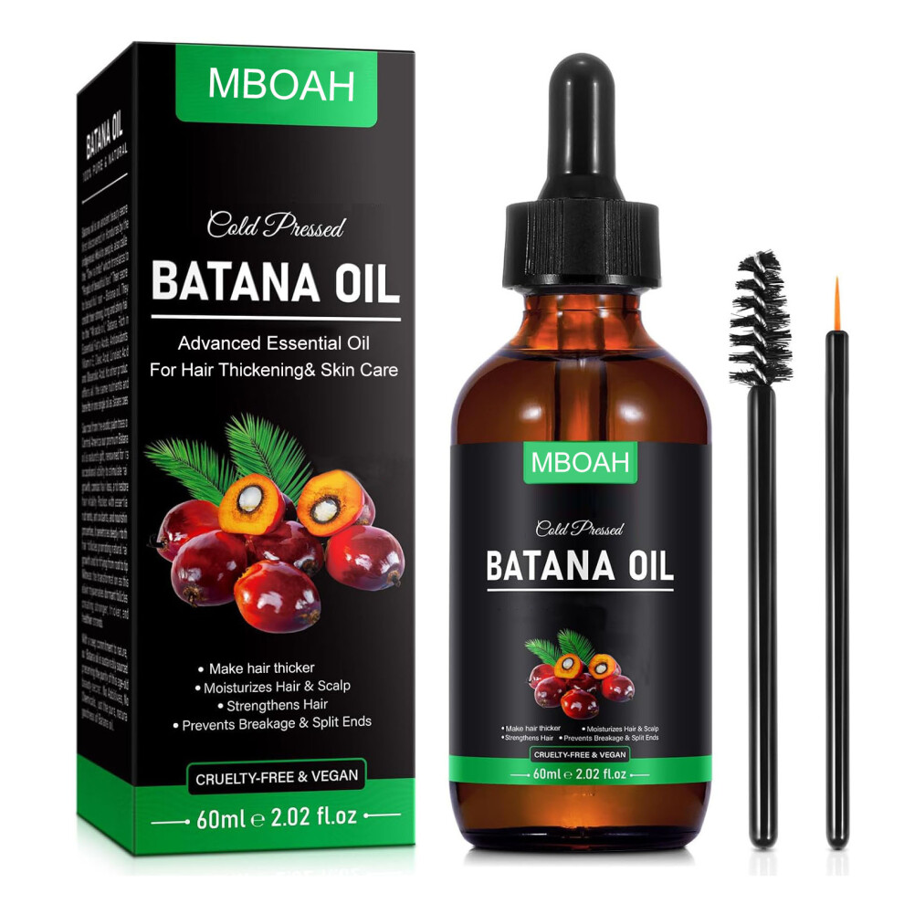 Leatpharkee 60Ml Batana Oil For Hair Growth Advanced Essential Oil For Hair Thickening Scalp Care