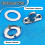 80 Sets Marine Grade Twist Lock Fasteners Turn Button Eyelet and Stud, for Canvas Fastener Turn Buttons 2