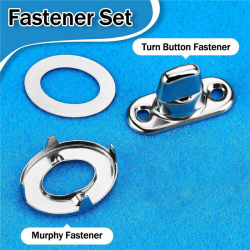 80 Sets Marine Grade Twist Lock Fasteners Turn Button Eyelet and Stud, for Canvas Fastener Turn Buttons 1