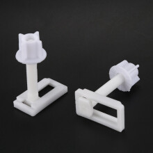 10Pcs DIY Kunststoff Toilettensitz Schrauben Befestigungen Fit Toilettensitze Scharniere Reparatur Werkzeuge Typ und Größe: 5 4.4X2.4cm