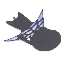 Acrylic Cat Memorial Suncatcher 13x12cm Hand Made Hanging Decor
