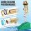 1/2Inch Float Valve,Brass Water Float Valve for Water Tank,Float  Valve with Adjustable Arm,Auto Water Level Control 1
