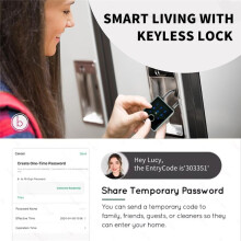 TTLOCK Padlock APP-Bediening Waterdicht Wachtwoord IC-Kaart Koffer Elektronisch Deurslot voor Sportschool Buiten