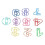 Bright Number Paper Clips 100 Pieces 1