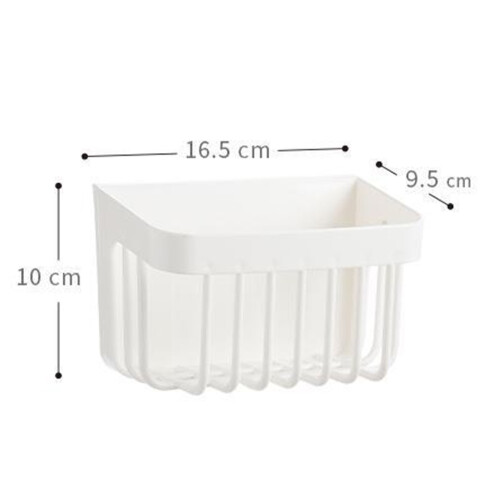 Facial Towel Holder, Plastic, White 16.5x9.5x10cm 1