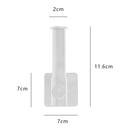 Retractable Wall L Shaped Towel Rail Kitchen Storage White Fixture 1