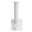 Retractable Wall L Shaped Towel Rail Kitchen Storage White Fixture 1