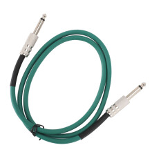 Green 1.8m 6mm Guitar Cable with Noise Reduction for Instruments