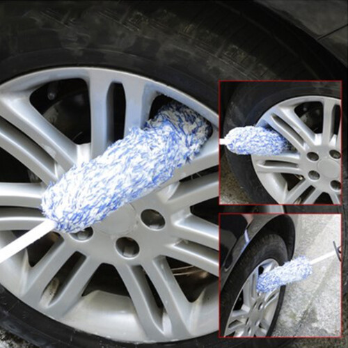 Soft Microfiber Car Wheel Brush for Hubs and Rims