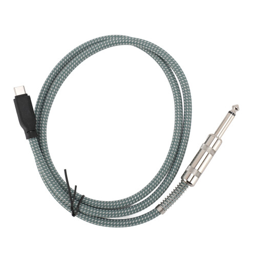 1/4 Inch to Type C Stereo Audio Cable 3M Green 2