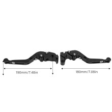 Black 6061 Alloy Folding Clutch Lever