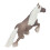 Silver Gray Horse Figurine, High Simulation 1