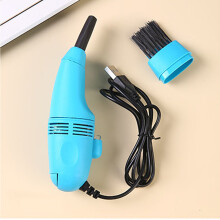 USB Powered Keyboard Vacuum Cleaner, Blue, Compact 4x14x2cm