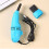 USB Powered Keyboard Vacuum Cleaner, Blue, Compact 4x14x2cm 1