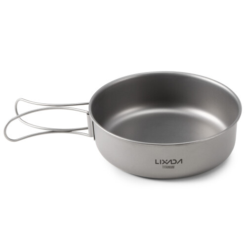 Titanium Foldable Dinner Bowl 70g 105x33mm 2