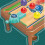 6-in-1 Kids Interactive Game Table Set, Plastic, 28x49.5x18cm 6