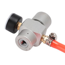 Portable Mini Keg Regulator with Red Hose