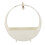 White Cedar Circular Rustic Wall Planter 11x30cm 3