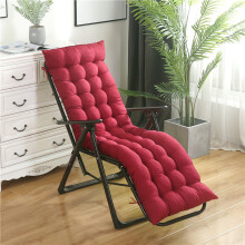 (Wine Red) Thickened Rocking Chair Cushion High Elasticity Seat Cushion for Family and Friends to Use
