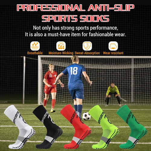 Anti-Slip 80g Socks EU38-45/US5-11.5 Black 1